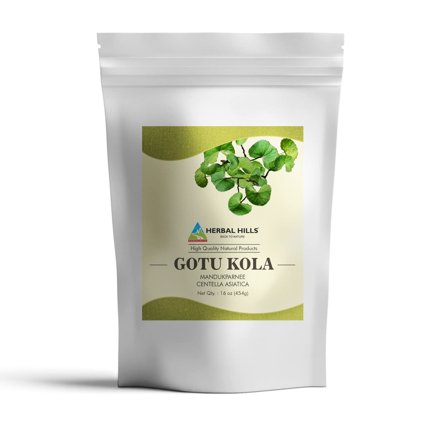 HERBAL HILLS Gotu Kola Powder 16 Ounce