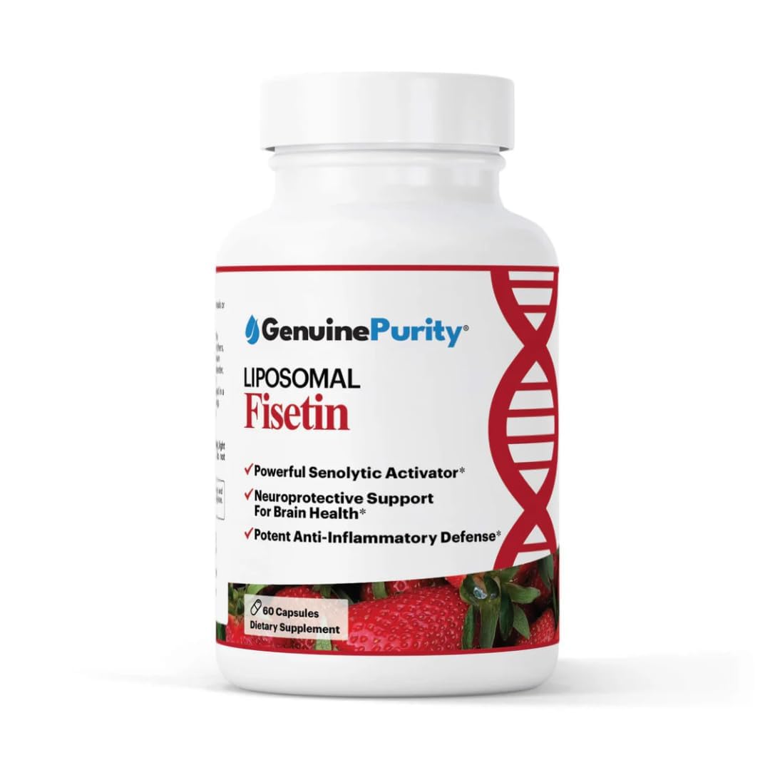 GenuinePurity Liposomal Fisetin 150mg Capsule, 60 Capsules