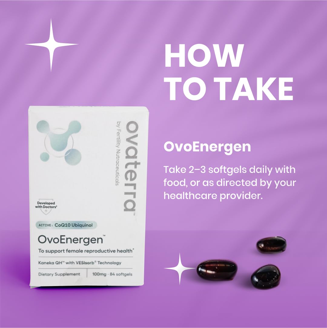 Ovaterra OvoEnergen CoQ10 Softgel 84 Count