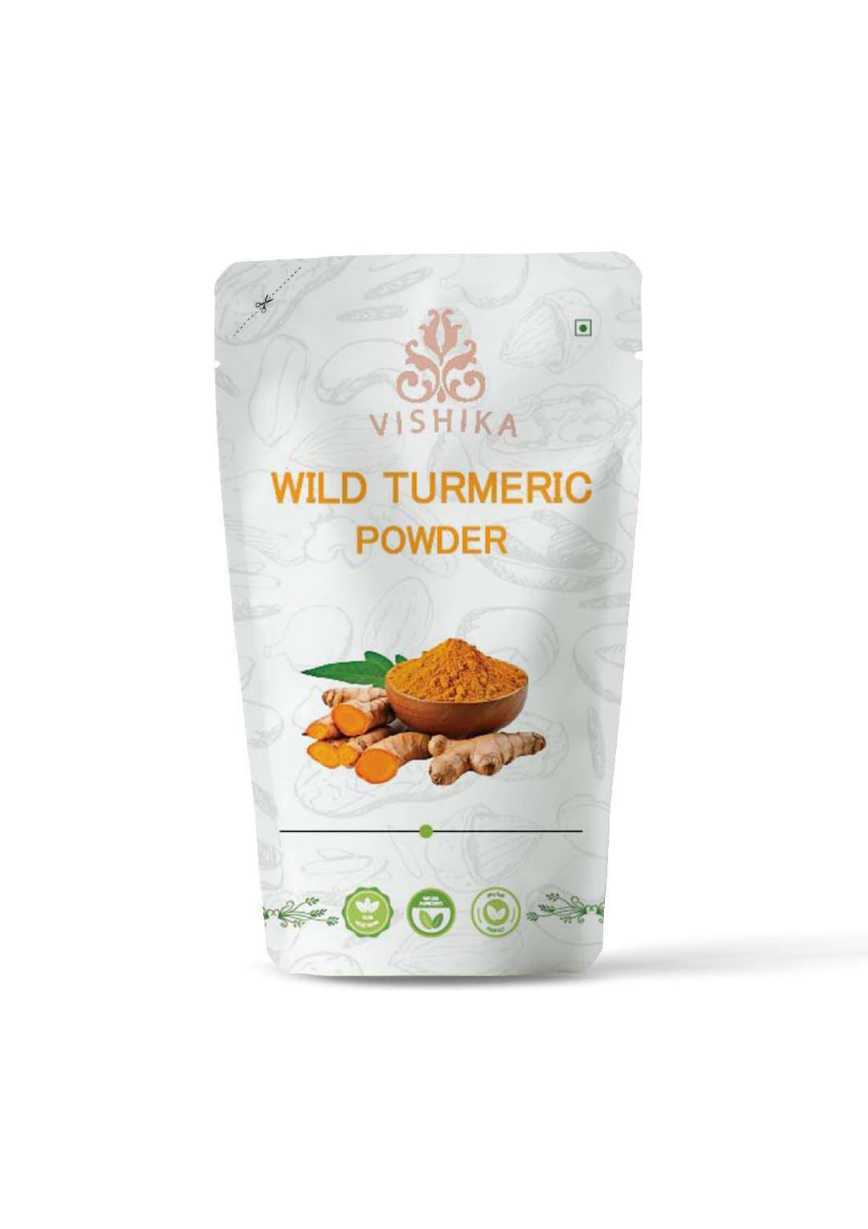 VISHIKA Organic Turmeric Curcumin Powder 3.53 Ounce