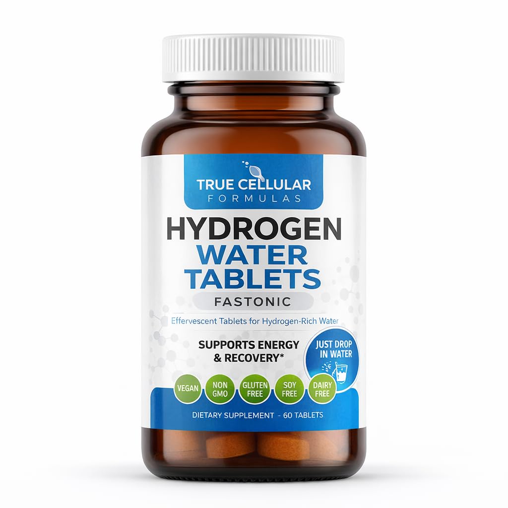 True Cellular Formulas Fastonic Molecular Hydrogen Supplement 60 Tablets