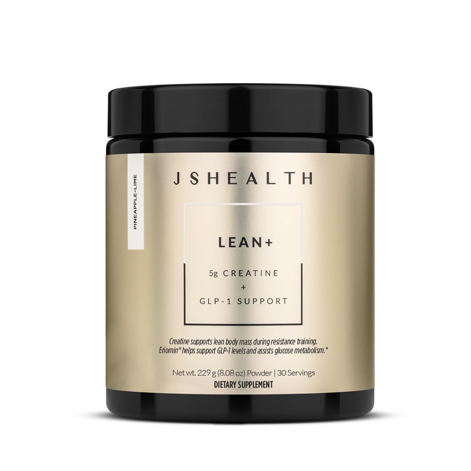 JSHealth Creatine Monohydrate Powder for Women, 30 Servings