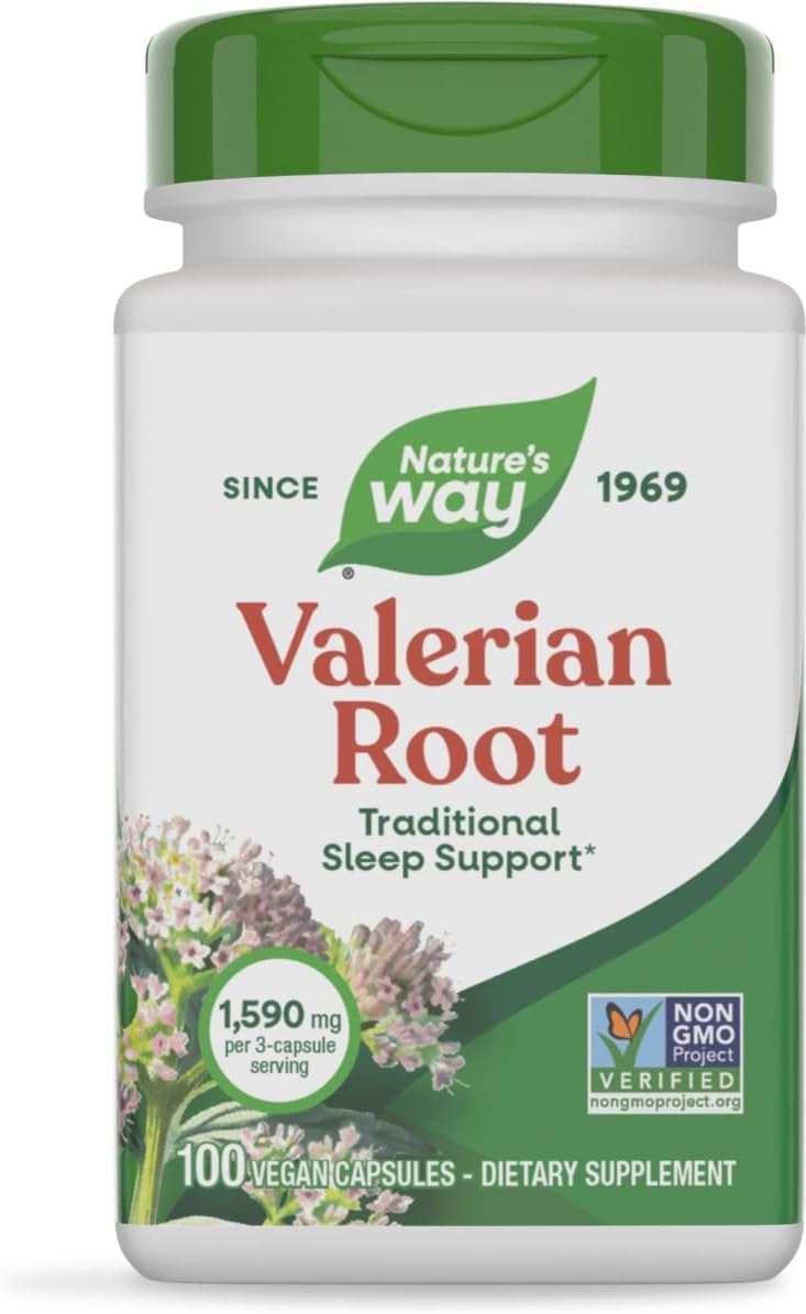 Nature's Way Valerian Root Capsules, 100 Capsules