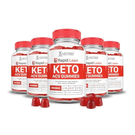 Justified Laboratories Rapid Lean Keto ACV Gummies (1000 mg) 300 Gummies