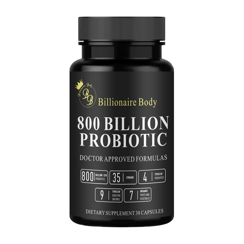 BB BILLIONAIRE BODY Probiotics for Gut Health Capsule, 30 Count