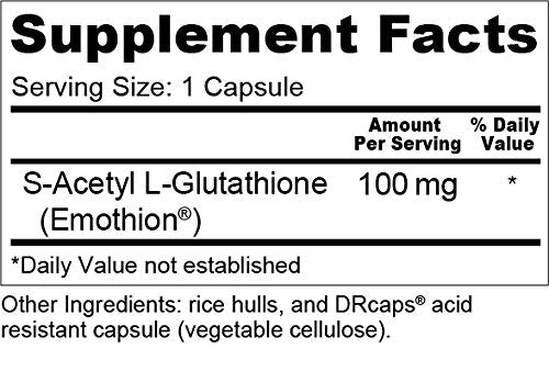 Wellness Resources Glutathione Ultra Supplement - Bioavailable S-Acetyl L-Glutathione (SAG) 90 Capsules
