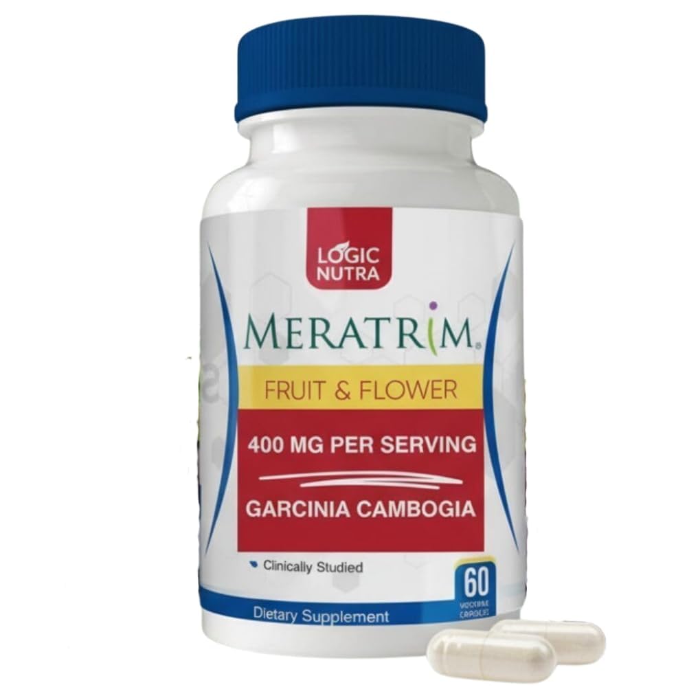 Logic Nutra Meratrim Proprietary Blend 400 mg Garcinia Mangostana (Fruit Rind) Extract Stimulant Free Capsules 60 Capsules