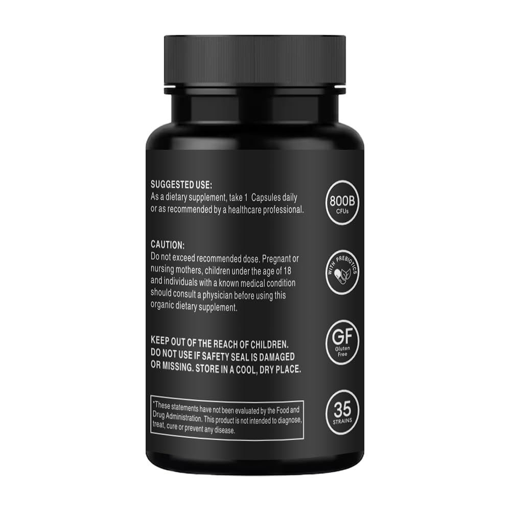 BB BILLIONAIRE BODY Probiotics for Gut Health Capsule, 30 Count