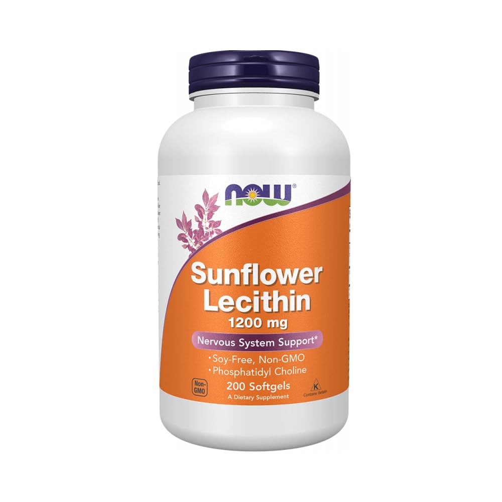 NOW Foods Sunflower Lecithin 1200 mg Softgels 400