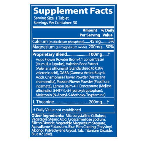 Avinol PM Extra Strength Natural Sleep Supplement, 30 Tablets