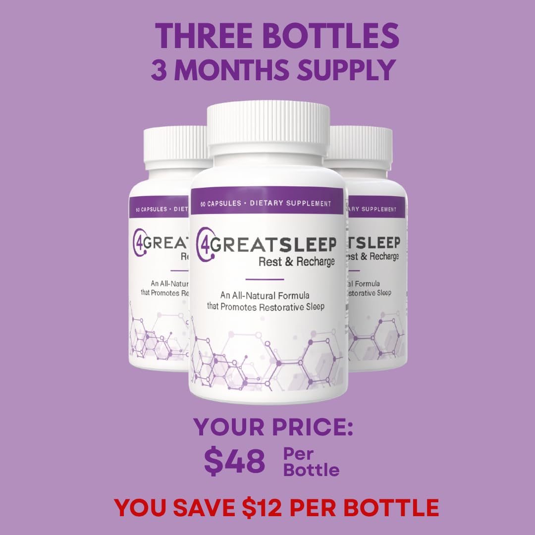 4GREATSLEEP Rest & Recharge 4GreatSleep (3) Capsule 60