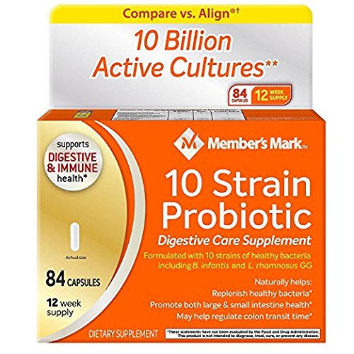 MAKJUNS 10-Strain Probiotic Capsules, 168 Count