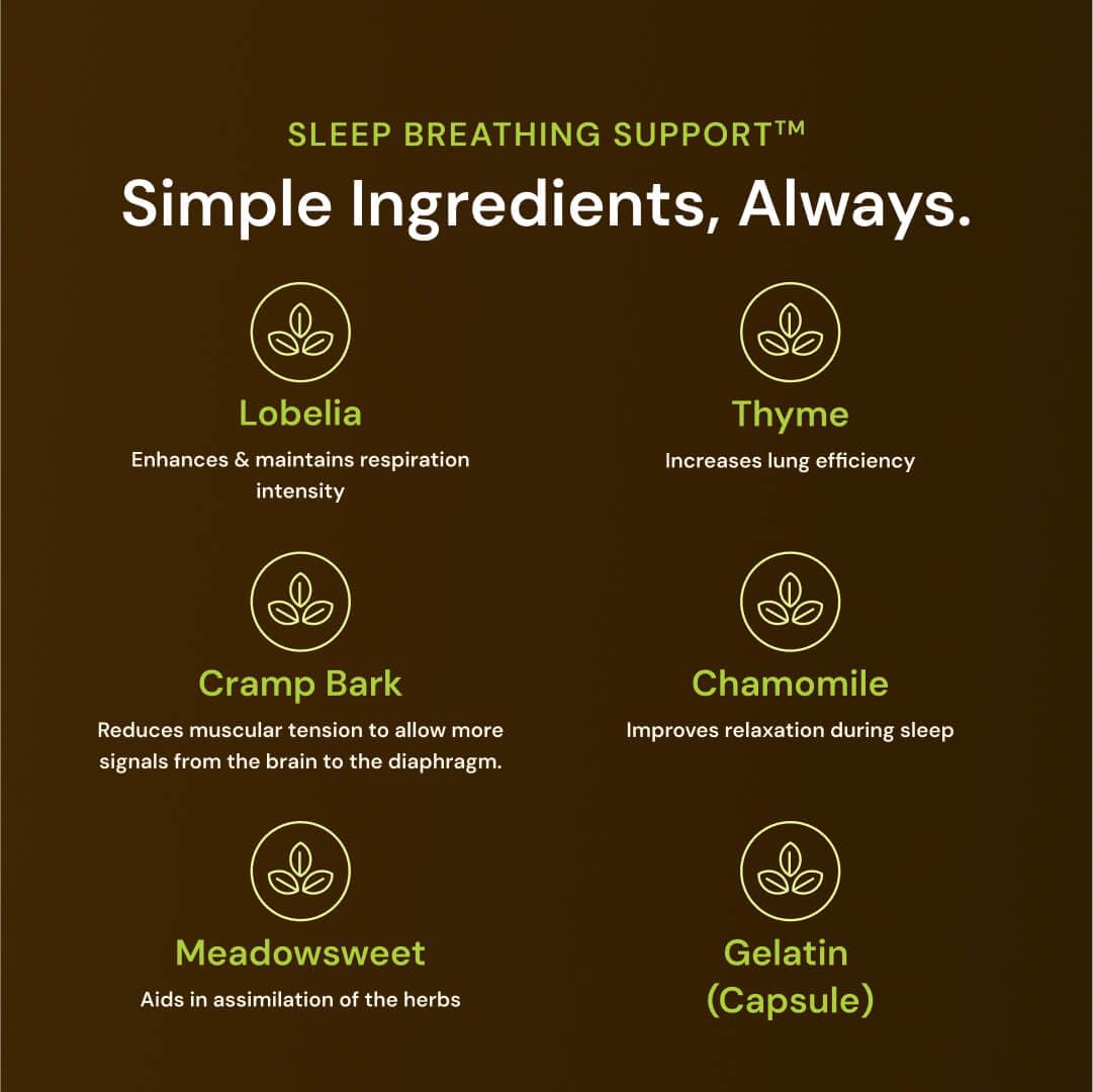 Nature's Rite Sleep Breathing Support 30 Capsules
