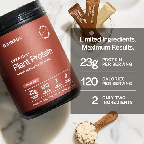 Gainful Everyday Plant Protein Powder Neapolitan Bundle 19.5 oz