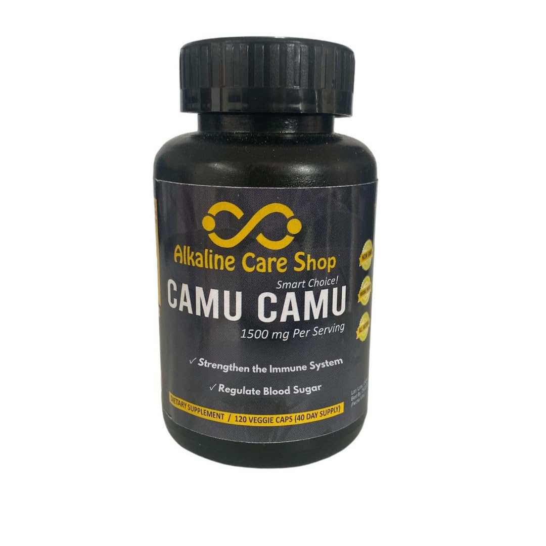 Alkaline Care Vitamin C from Camu Camu 1500mg Capsules, 120 Veggie Capsules