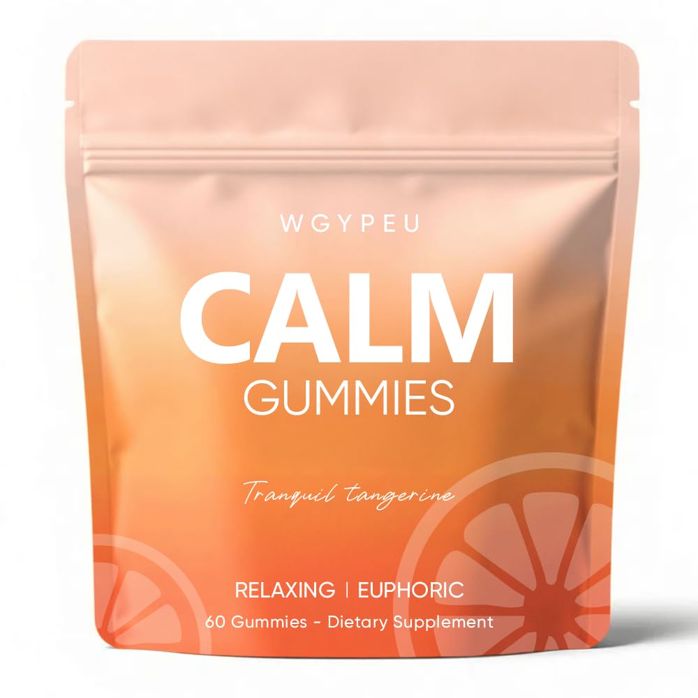 LUNESSA Calming Gummies, Tranquil Tangerine with L-Theanine, Lemon Balm & Chamomile, 60 Gummies
