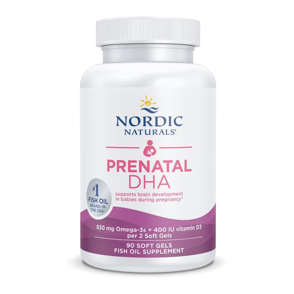Nordic Naturals Prenatal DHA Unflavored Softgel 90 Count
