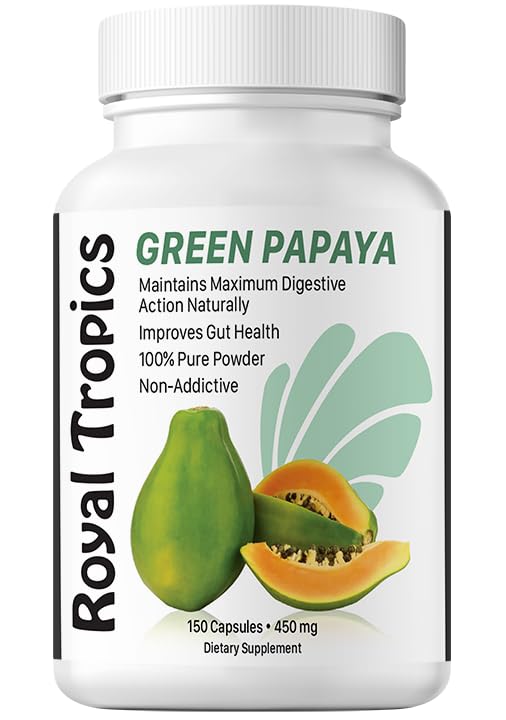 Royal Tropics Digestive Enzyme Powder Capsule, 90 Count