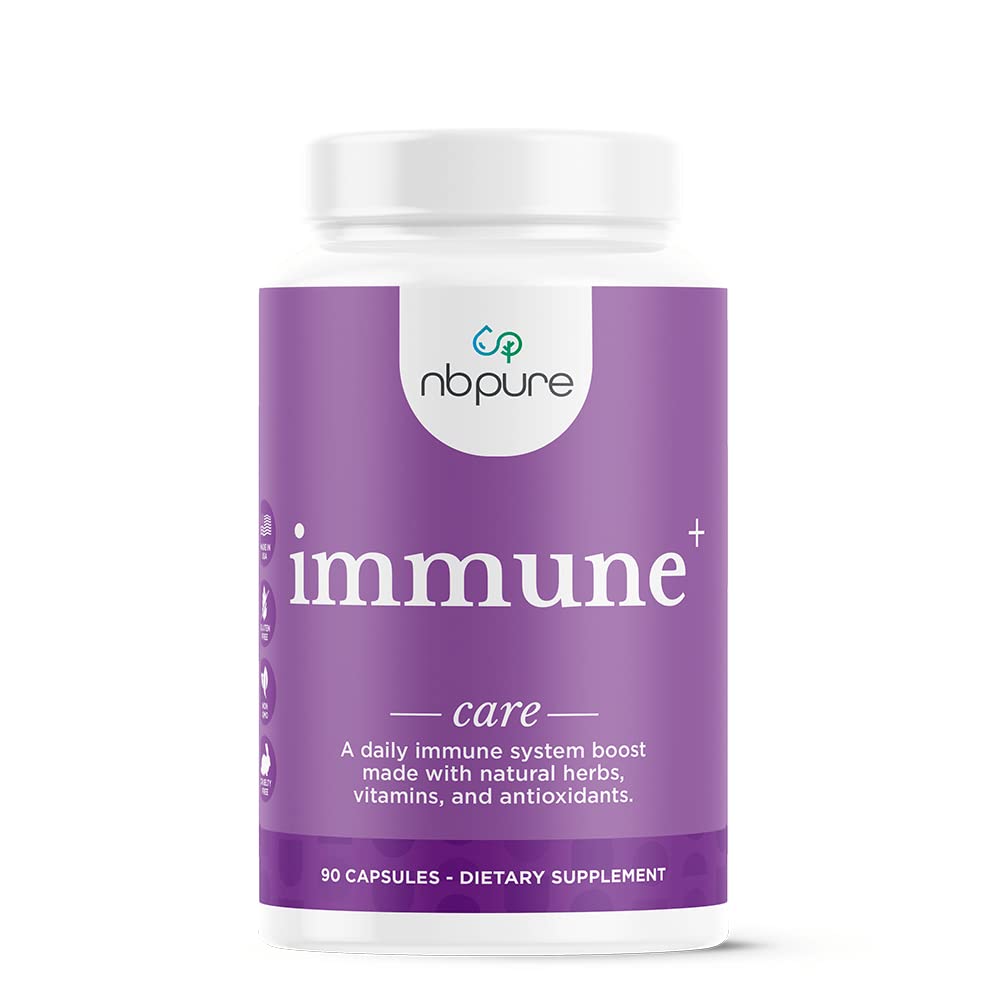 nbpure Immune+ Daily Immune System Supplement Caplets 90