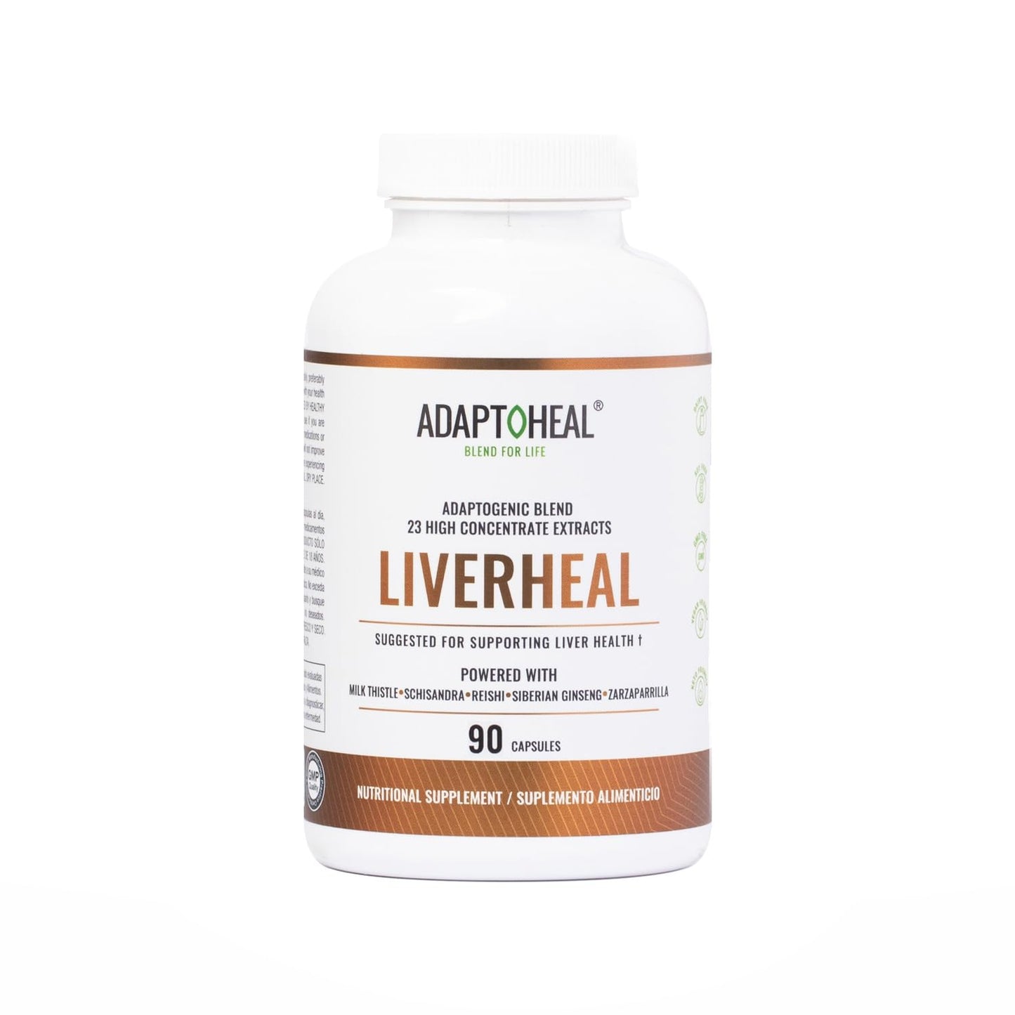 ADAPTOHEAL Milk Thistle, Turmeric and Astragalus Complex Capsules 90 Count