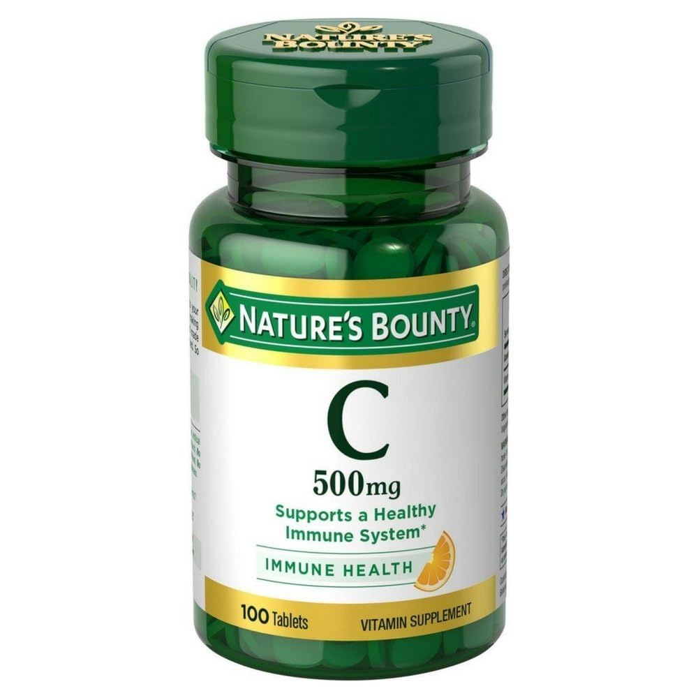 Nature's Bounty Vitamin C 500 mg Tablets 600 Tablets