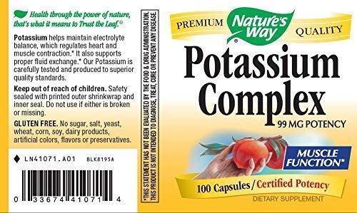 Nature's Way Potassium Complex Capsules, 200