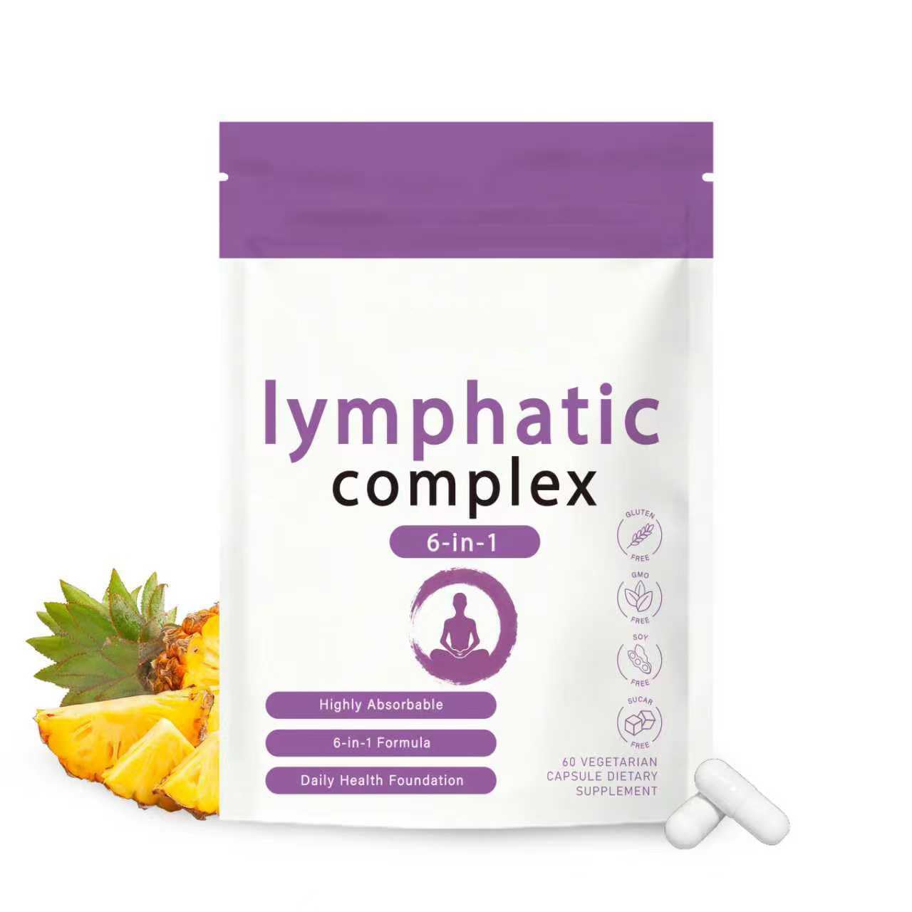 FW ZONE Lymphatic Complex 6-in-1 Capsules, Capsule, 1 Count
