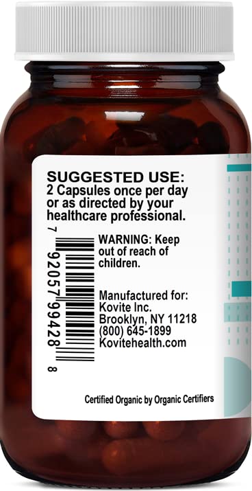 Kovite Lion's Mane Certified Organic 60 Capsules
