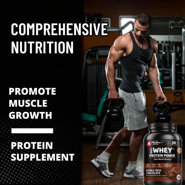 Flexthom Ultra-Pure 100% Whey Protein Powder – Double Chocolate, 8 oz