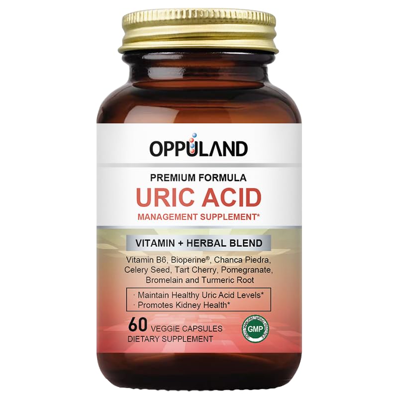 oppuland Uric Acid Detox Capsules, 60 Capsules