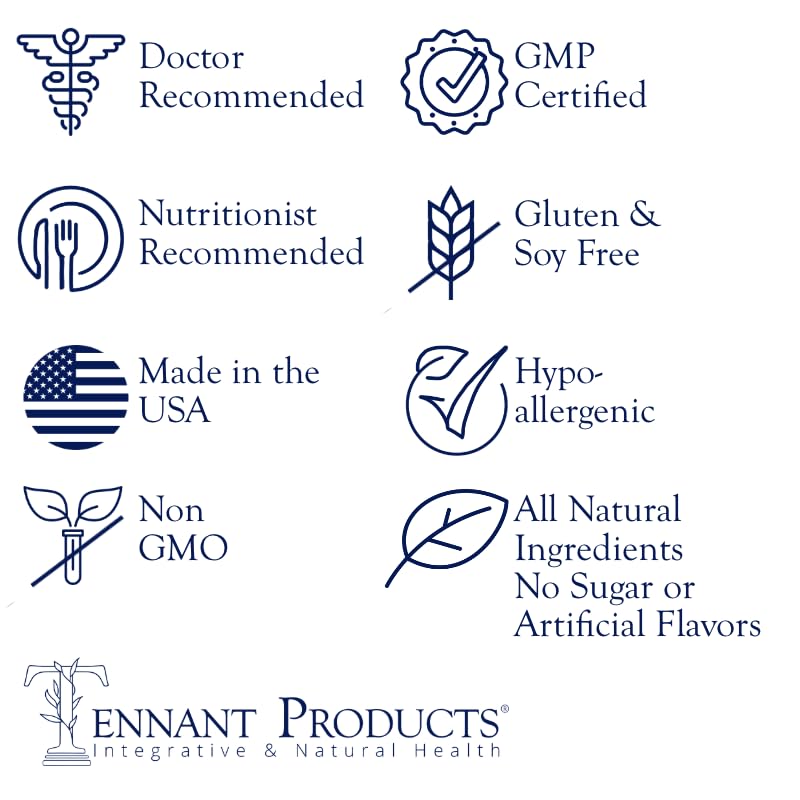 Dr. Tennant's Restore Premium Plant-Based Protein, Vanilla Powder 9.9 oz
