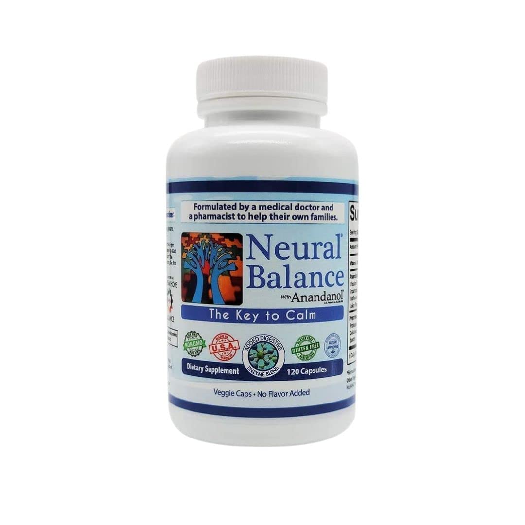 NEURAL BALANCE Anandanol with Proprietary Digestive Enzyme Blend Capsules, 1 Count