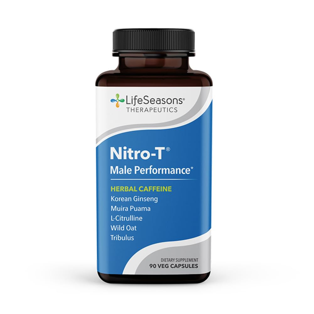 LifeSeasons Nitro-T Men's Performance Support Supplement Capsule, 90 Capsules