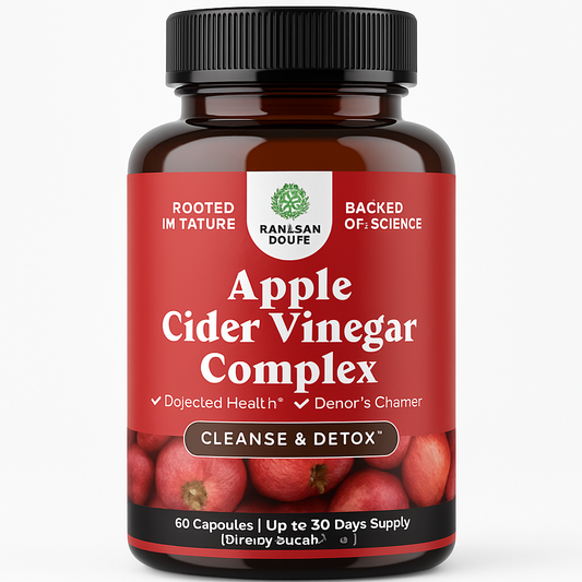 Nature's Craft Apple Cider Vinegar Capsules - Digestive Health 60 Coun