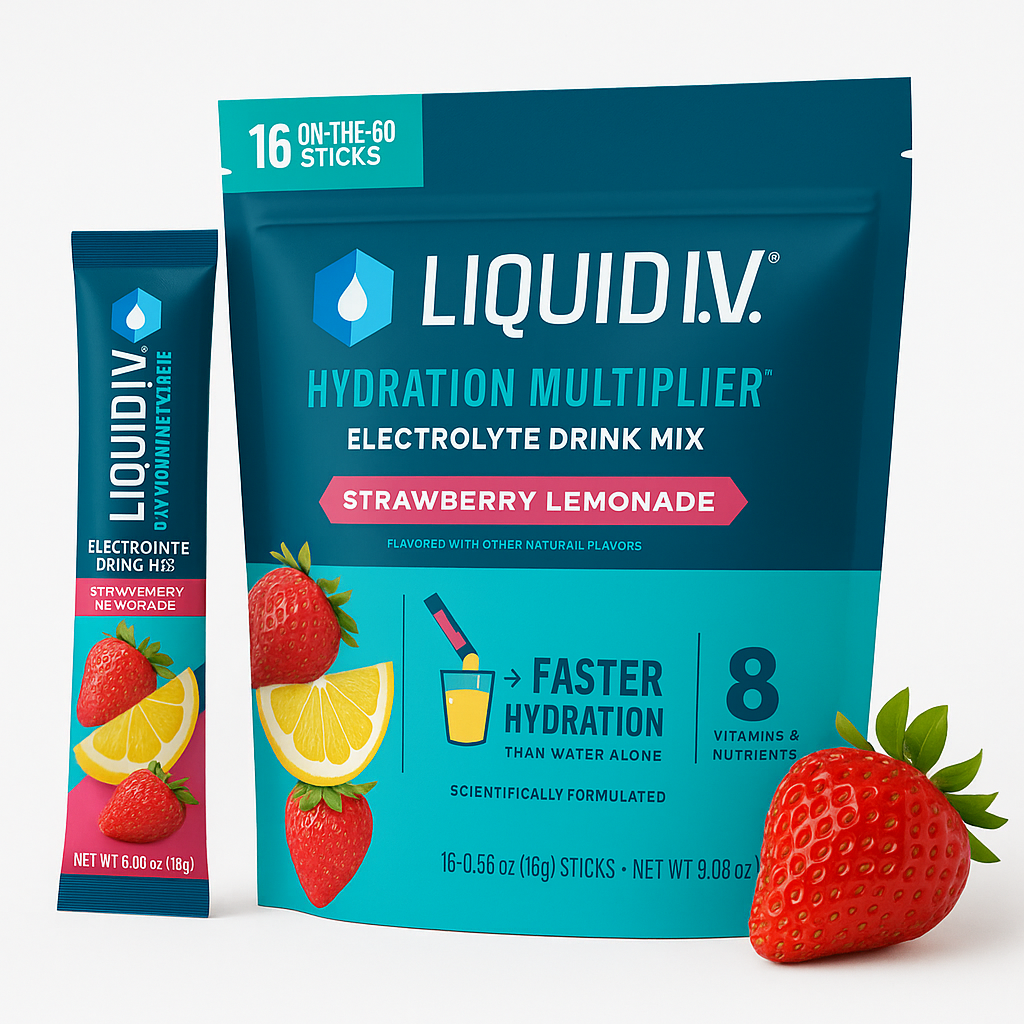Liquid I.V. Hydration Electrolytes Powder 16 Count