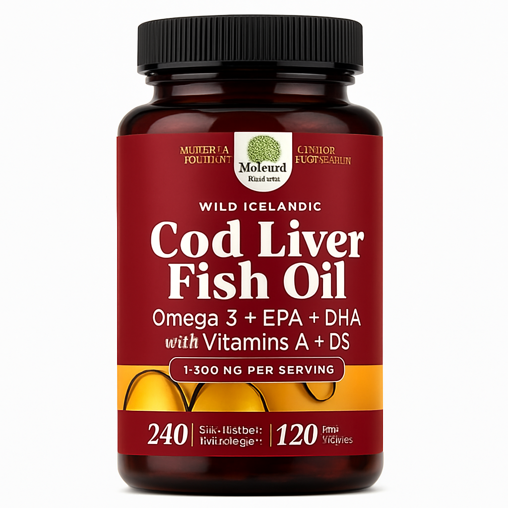 Nature's Craft Icelandic Cod Liver Oil Softgels - 240 Count