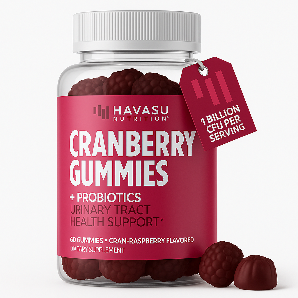 Havasu Nutrition Cranberry Probiotic Gummies - 60 Count