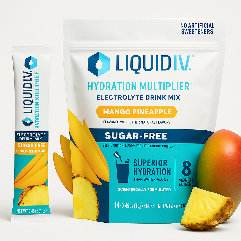 Liquid I.V. Sugar Free Hydration Electrolytes Powder 14 Count