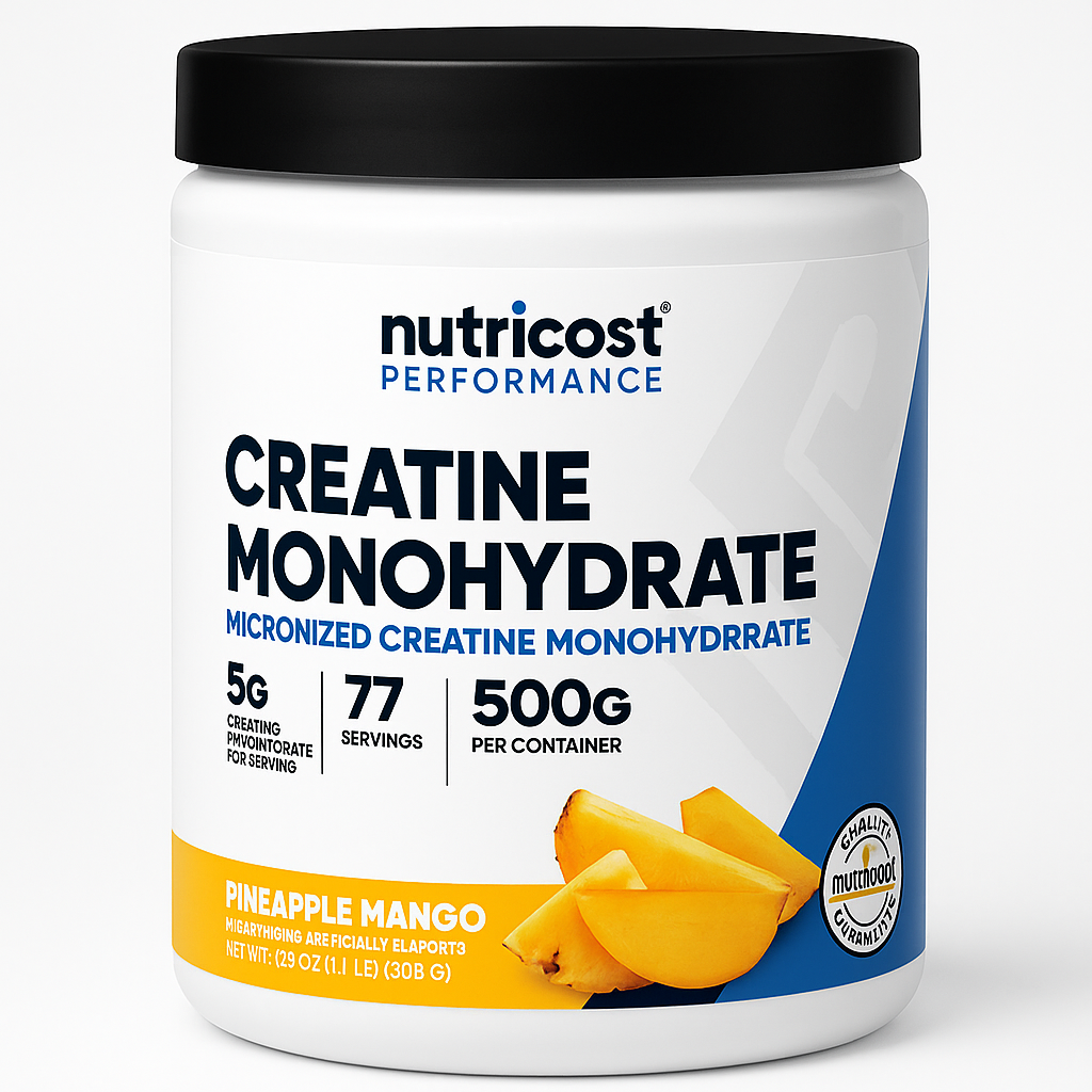Nutricost Creatine Monohydrate Powder, 500G (Pack of 1)