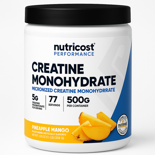 Nutricost Creatine Monohydrate Powder, 500G (Pack of 1)