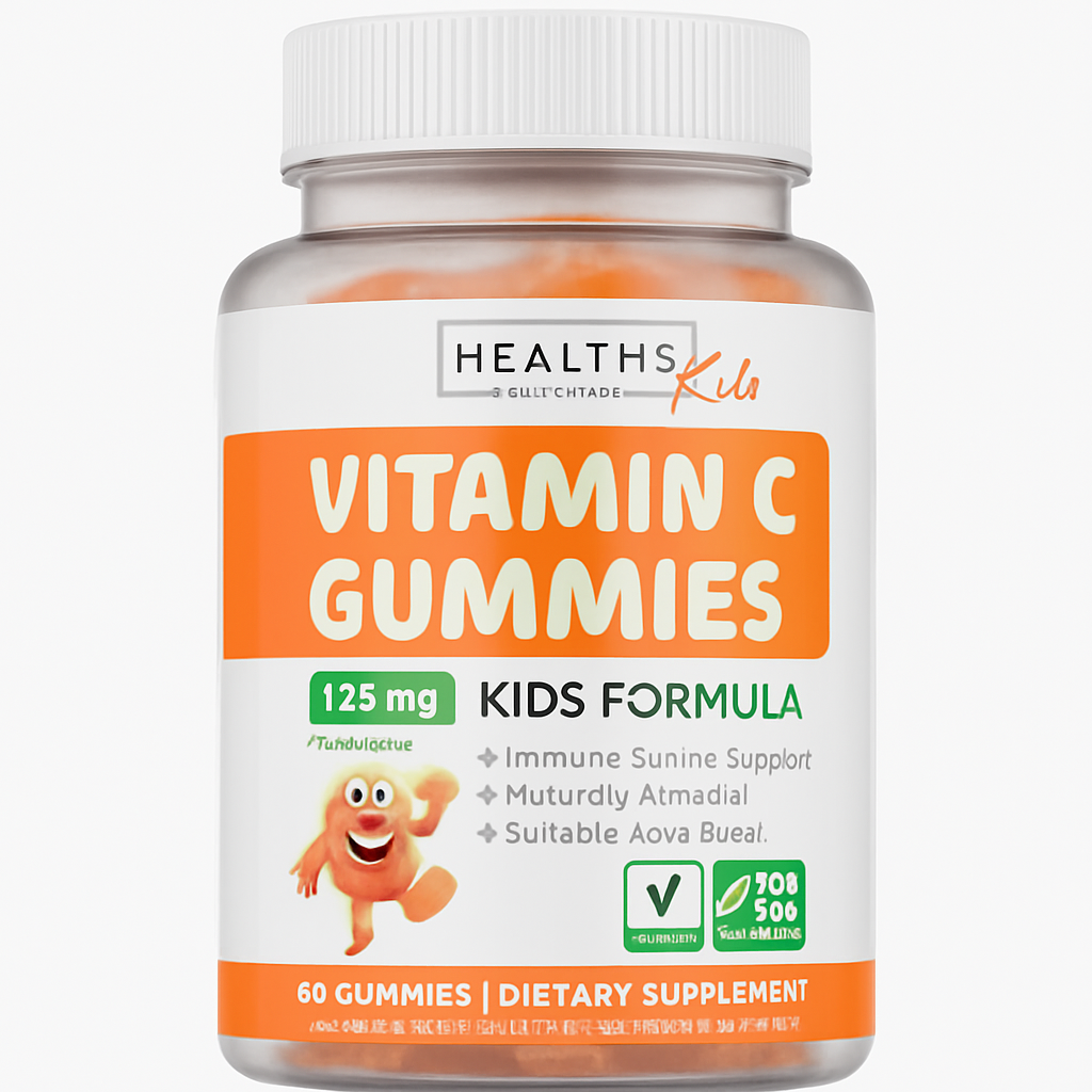 Healths Harmony Vegan Vitamin C Gummies for Kids - 60 Count