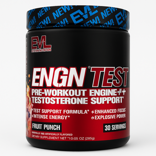 EVL Nutrition EVL ENGN Test Pre-Workout Powder 10.05 oz (Pack of 1)