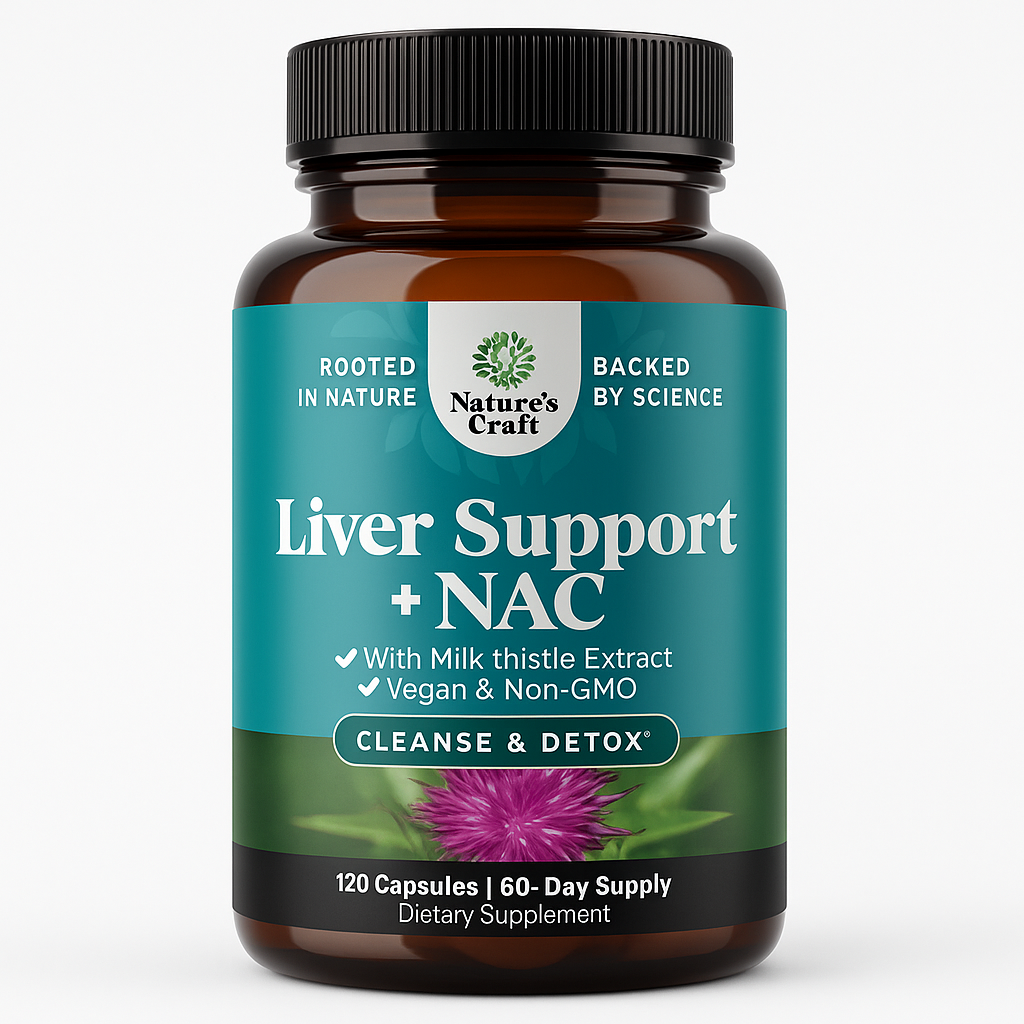 Nature's Craft NAC Liver Support Capsule - 120 Count