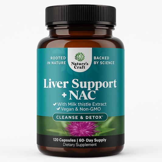 Nature's Craft NAC Liver Support Capsule - 120 Count