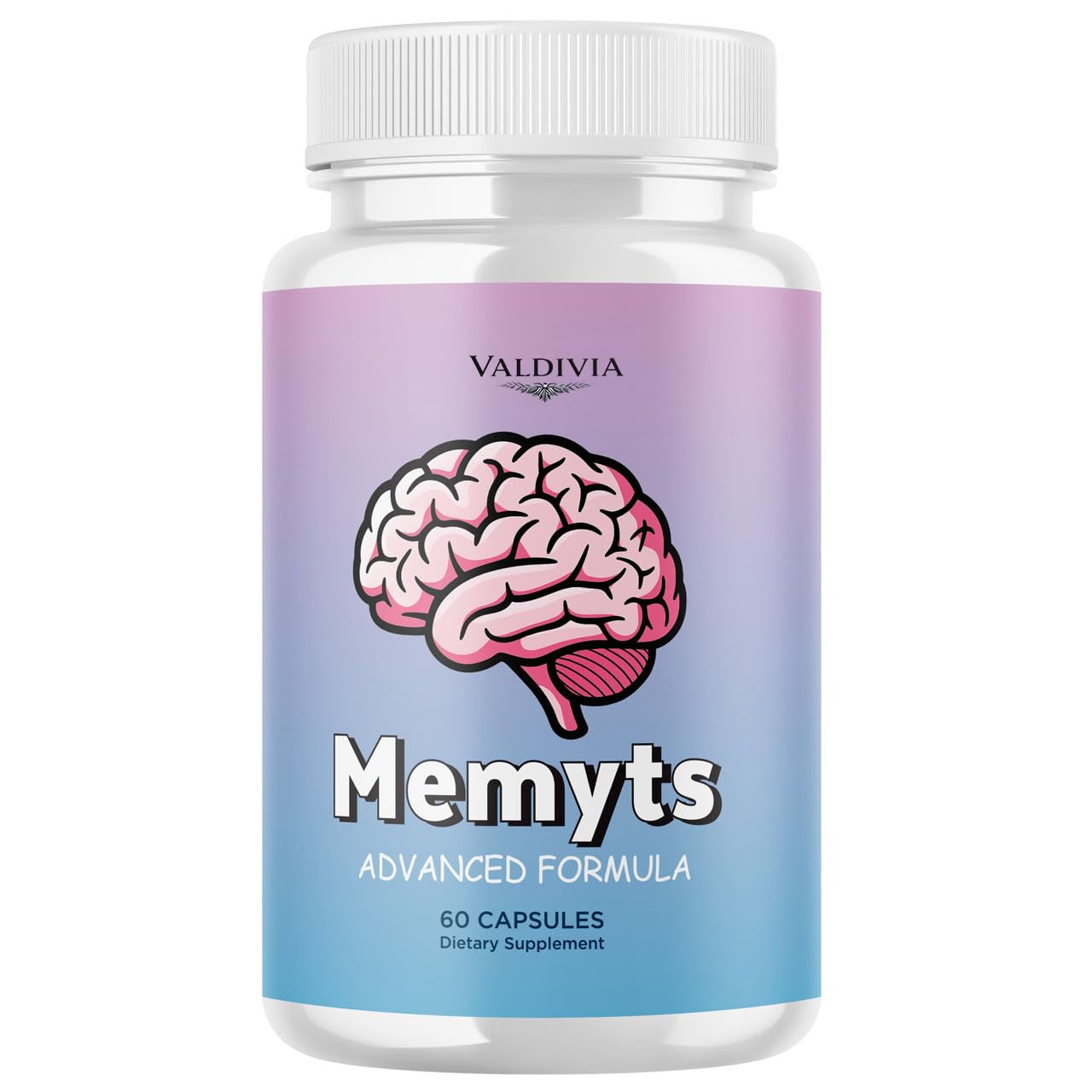 Valdivia Memyts Natural Daily Supplement with B Vitamins and Herbal Extracts Capsules, 60 Count