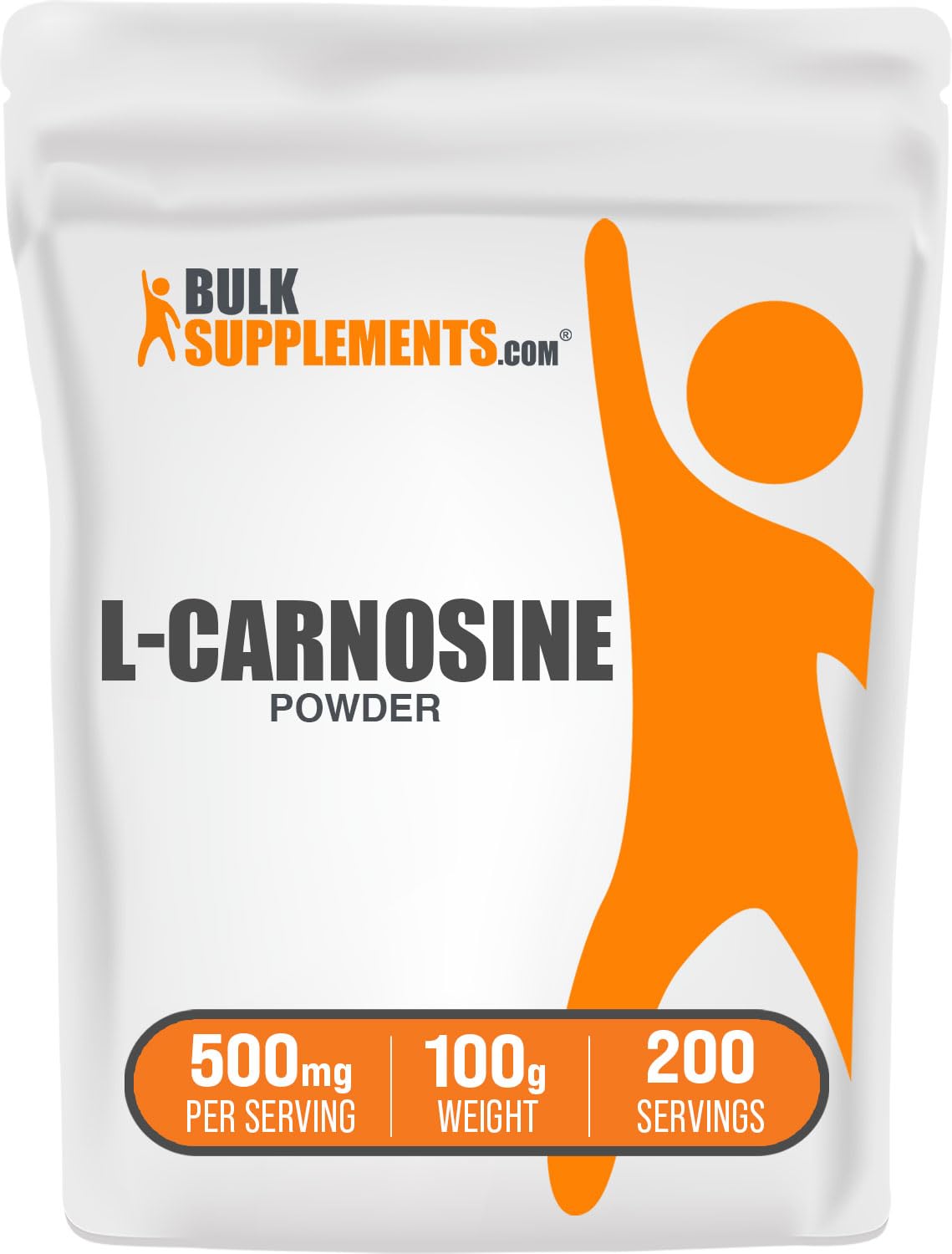 BulkSupplements L-Carnosine Powder 3.5 oz
