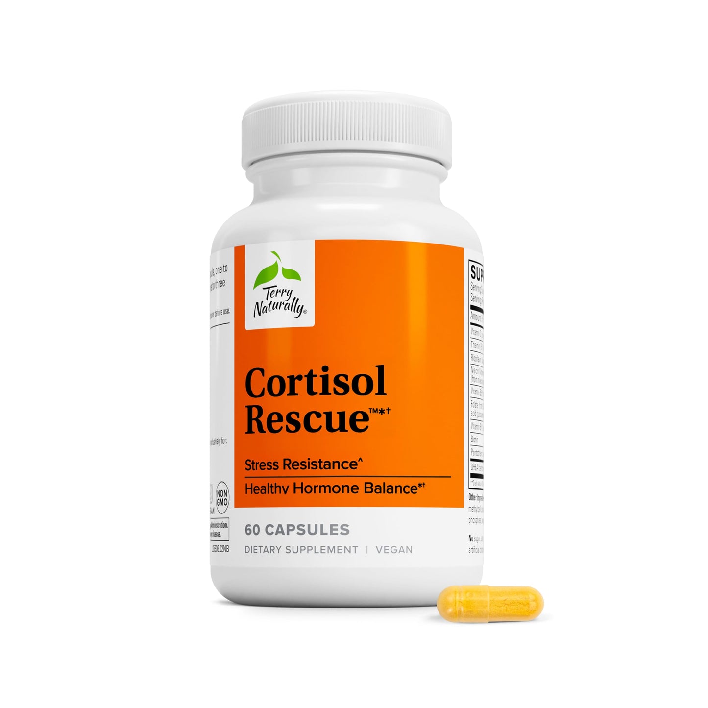 Terry Naturally Cortisol Rescue - Stress & Cortisol Balance 60 Capsules