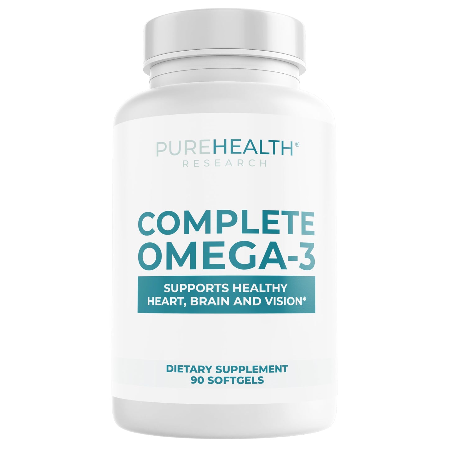 PUREHEALTH RESEARCH Complete Omega 3 Fish Oil Softgel, 90