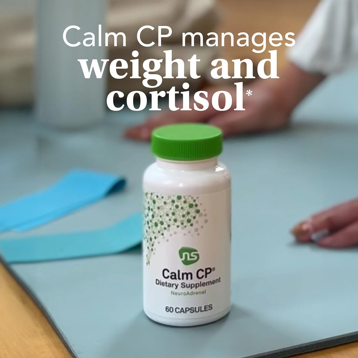 NeuroScience Calm CP Neuro Adrenal Support Supplement, 60 Capsules