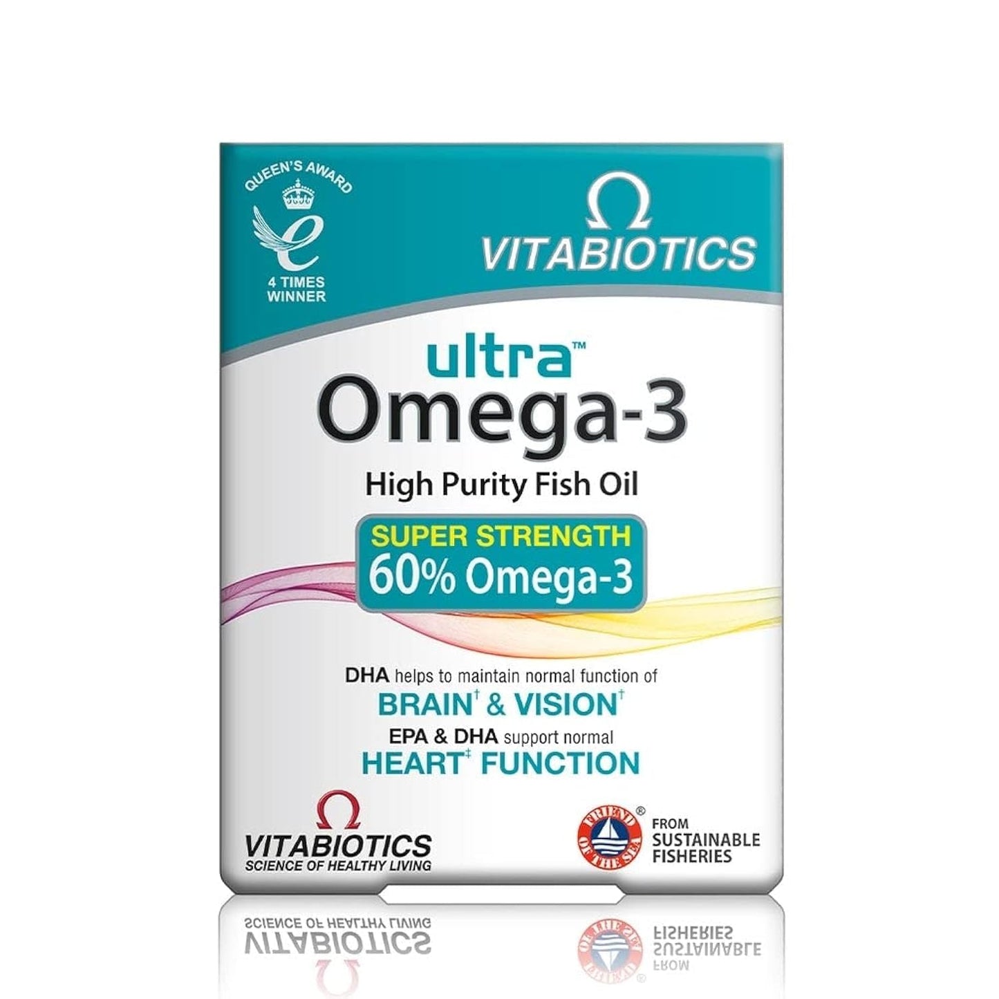 Vitabiotics Ultra Omega 3 High Potency Capsules, 60